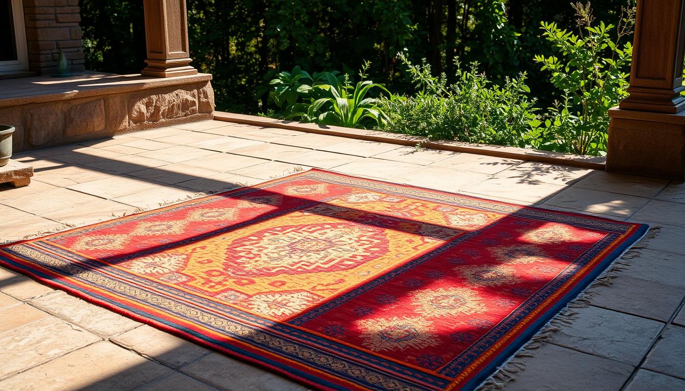 can kilim rugs be used outdoors