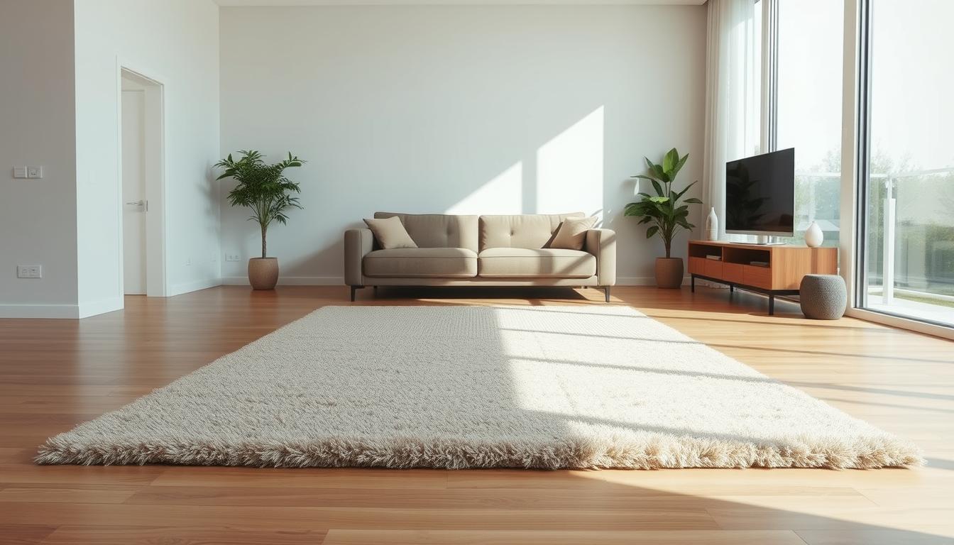 Modern rug layering
