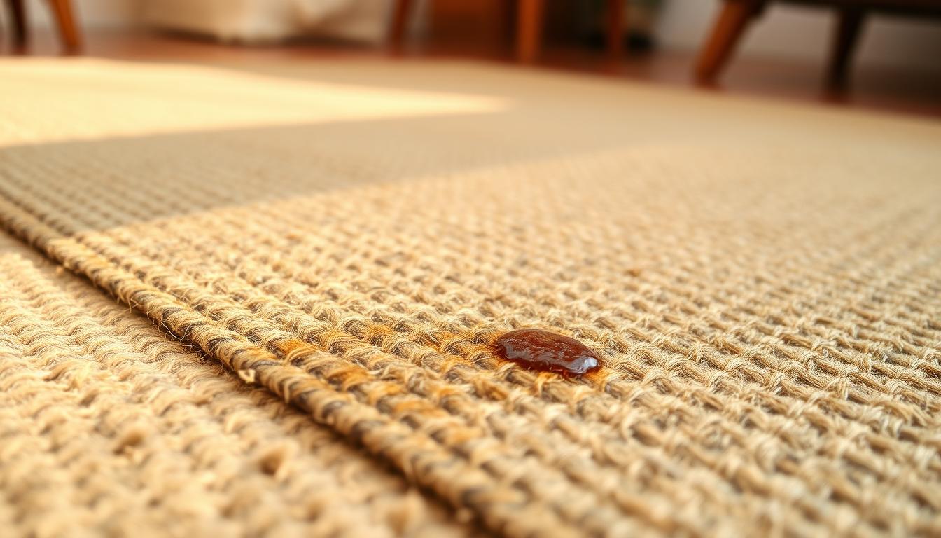how to clean jute rug pet stain