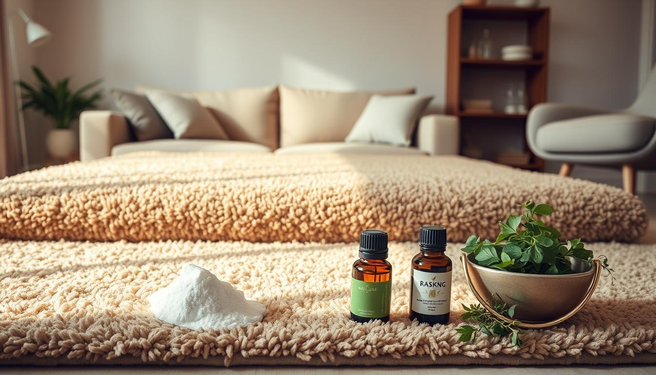 Tufted rug smell