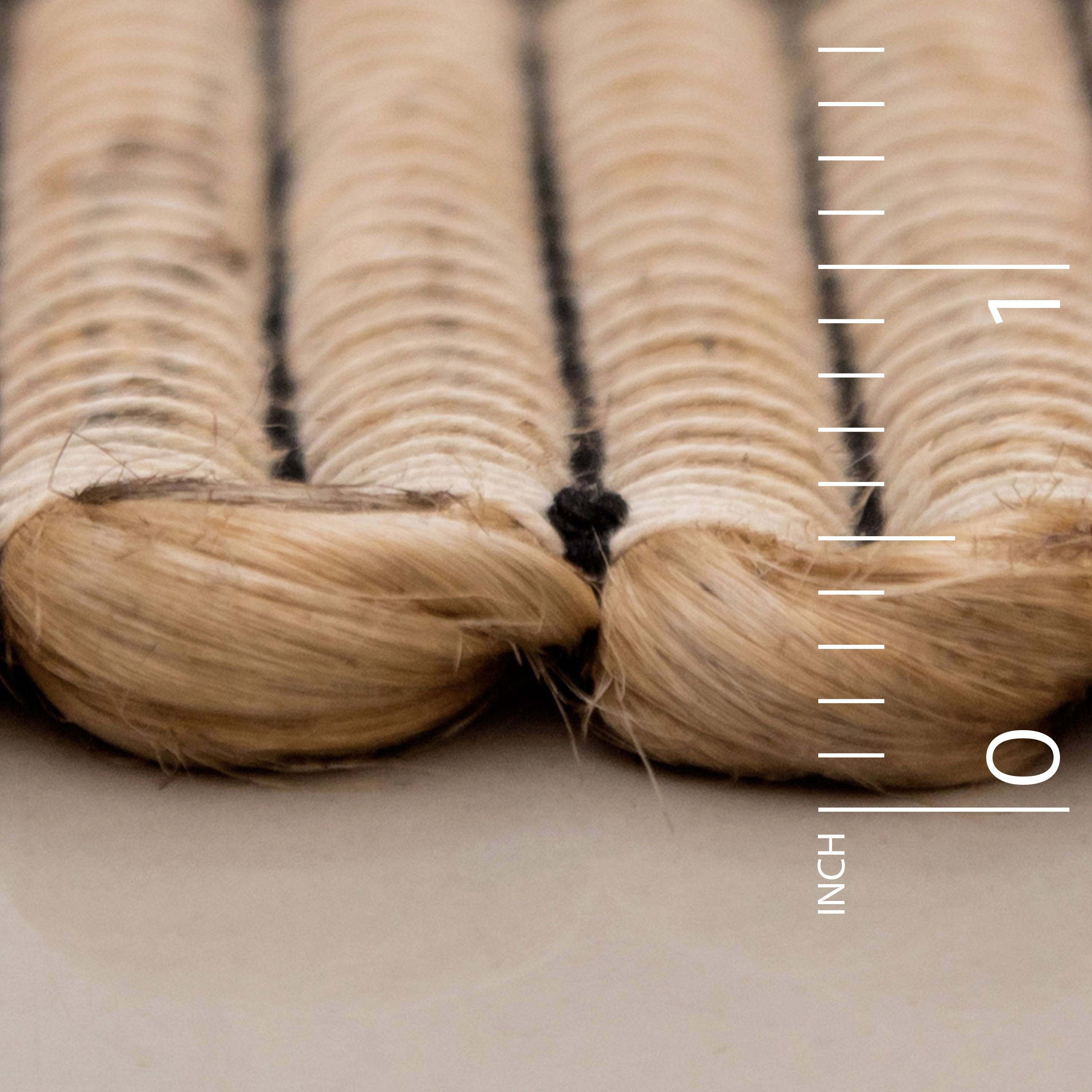 ECO Chic Checker jute rug 3x5 FT Eco Crave