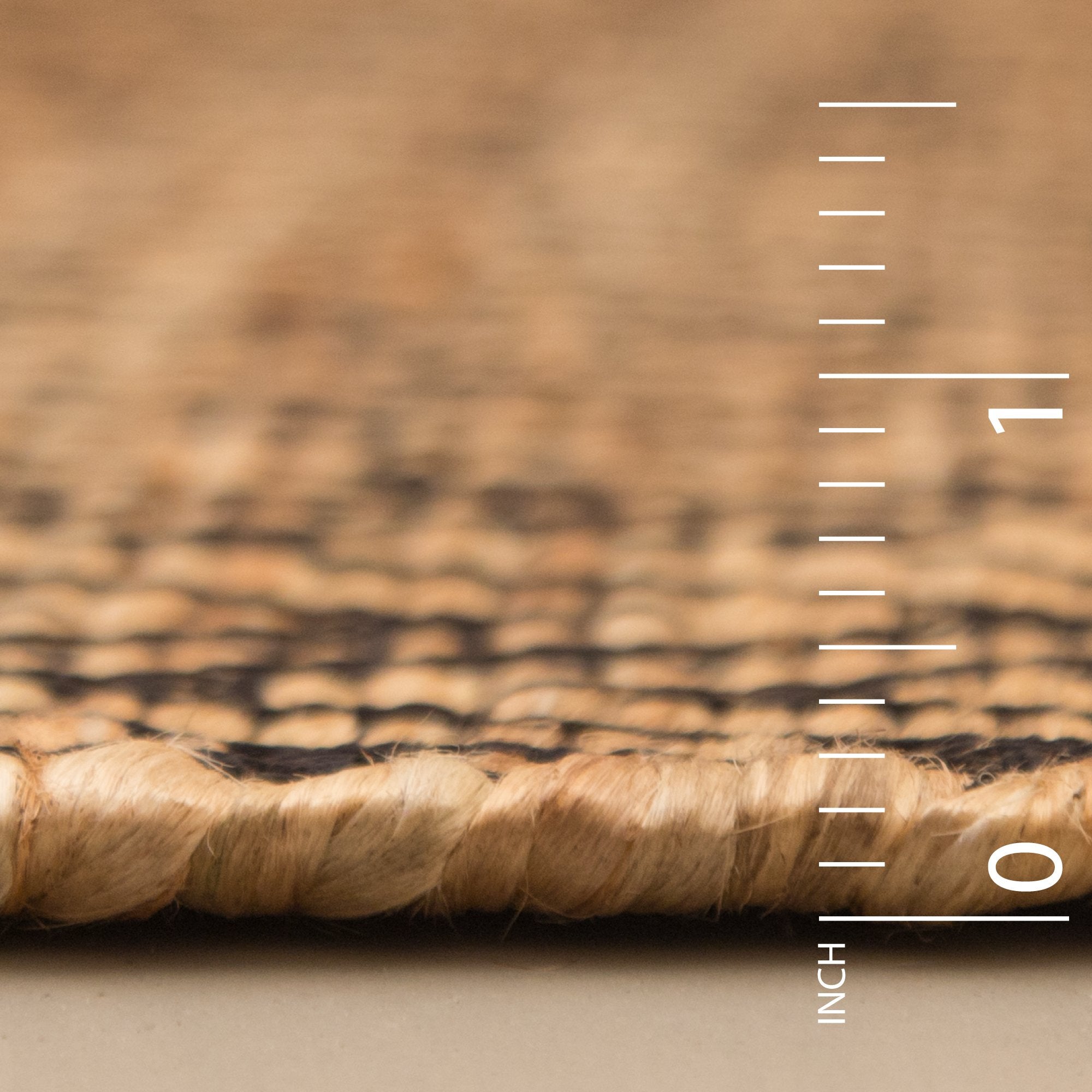 ECO Crave Wavy jute rug 2x3 FT Eco Crave