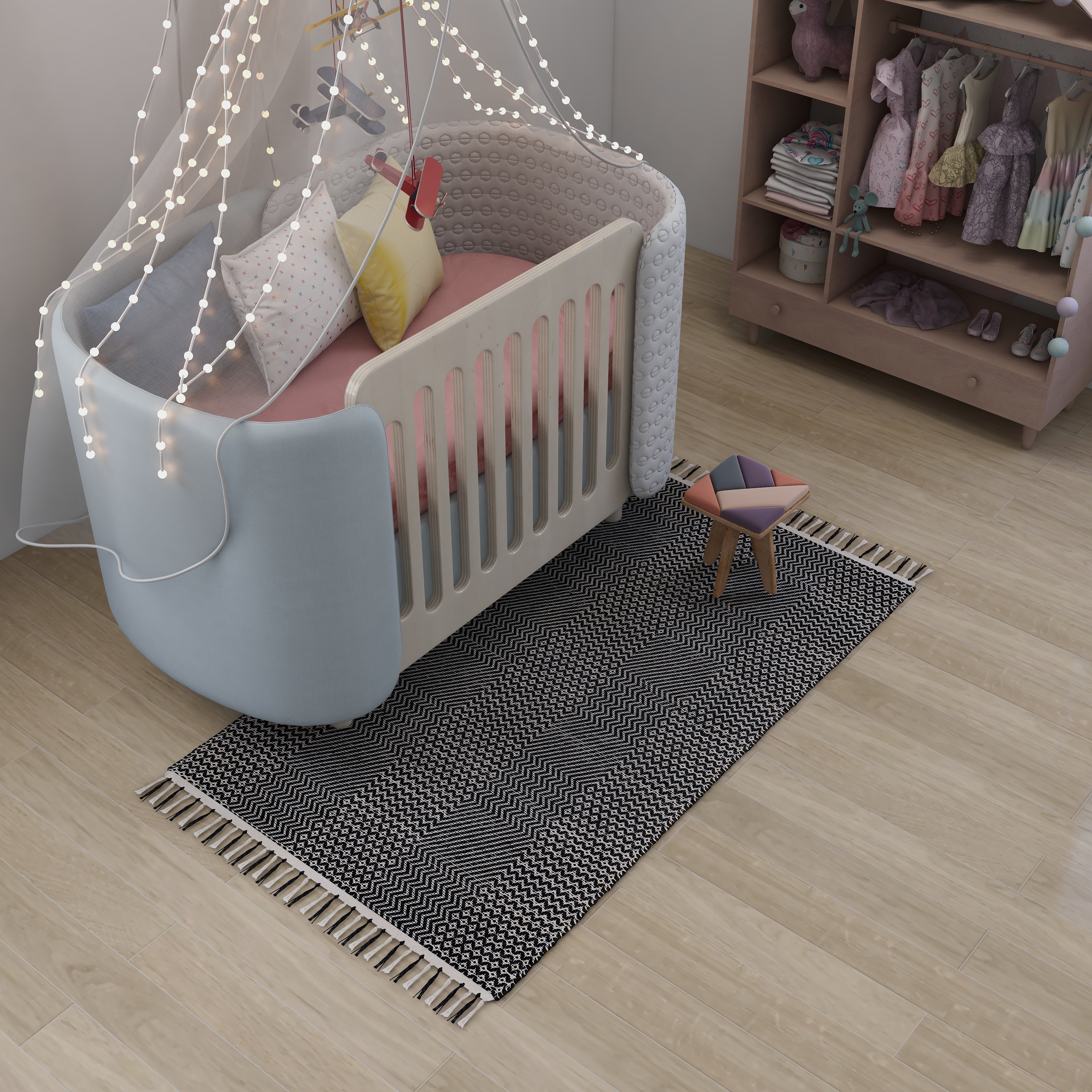 ECO Crave Tidal Diamond Tapestry 2x3 FT Eco Crave