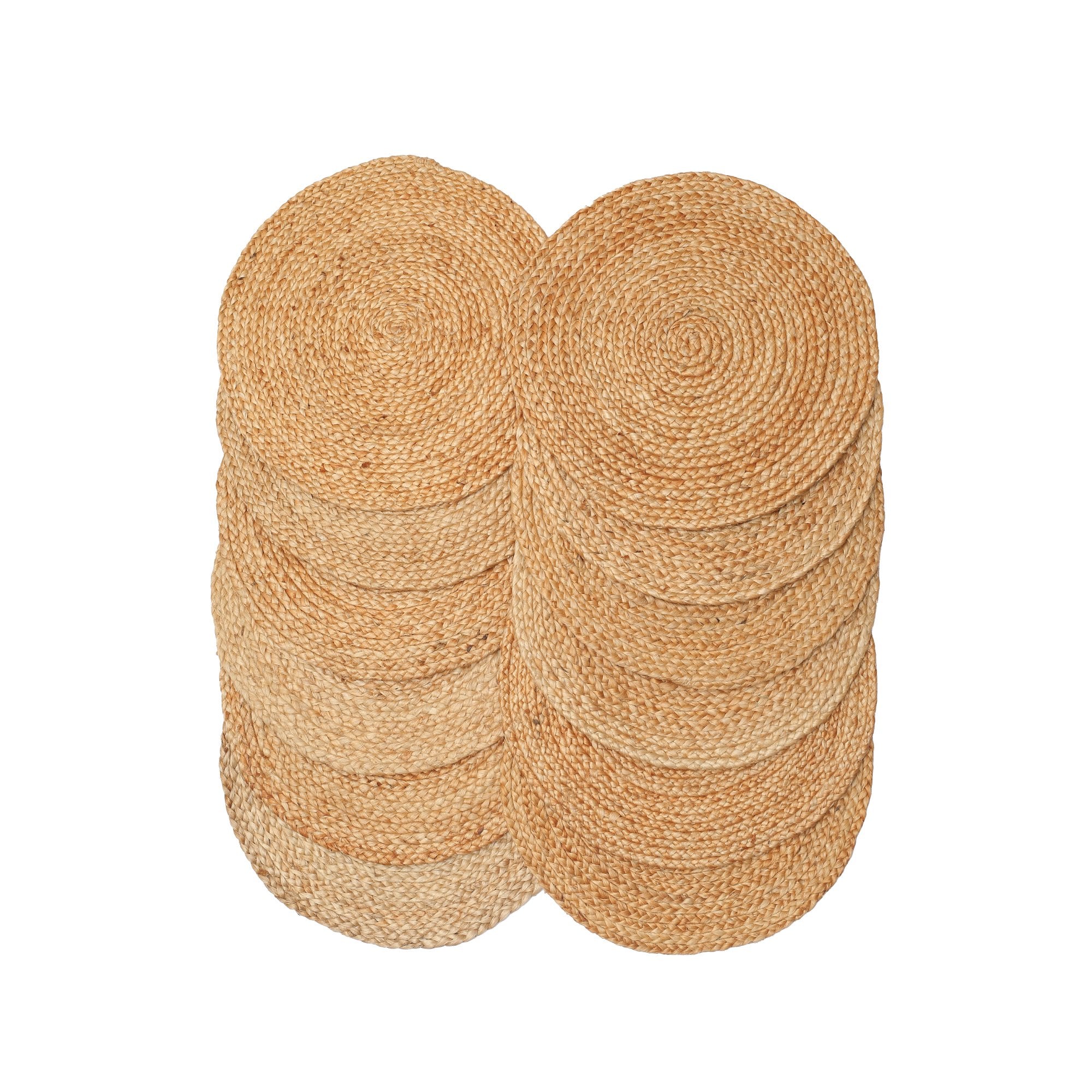 ECO Crave Classic braided Dining place mat | Set of 12 Eco Crave