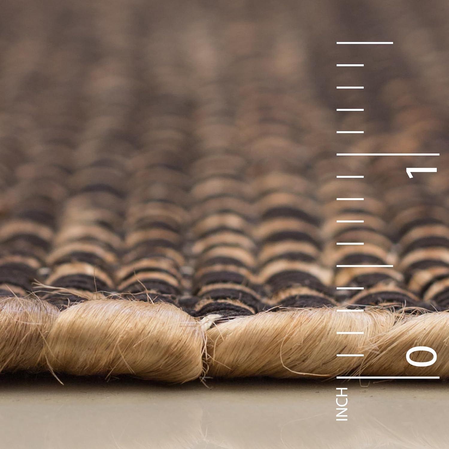 Natural Jute Area Rug, 4'x6' – Handwoven Premium Accent Carpet for Living Room, Bedroom, Kitchen, and Dining – Durable Farmhouse Style Décor