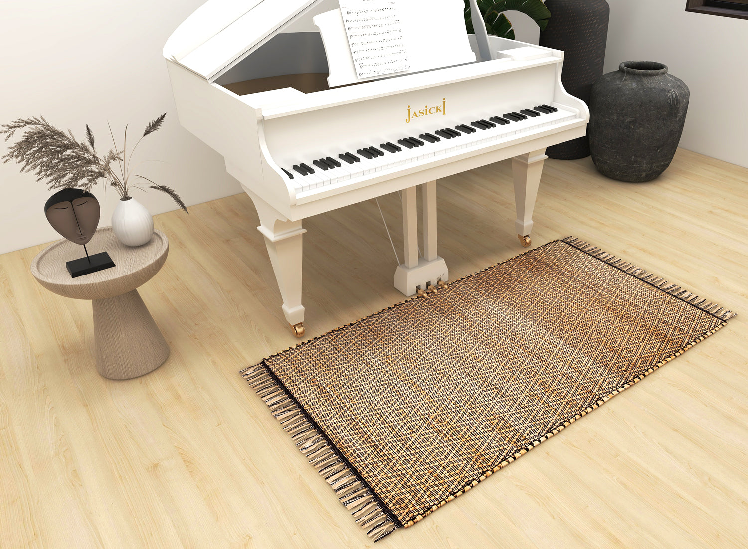 ECO Crave Jute Jewel Mat for stylish and eco-friendly home decor