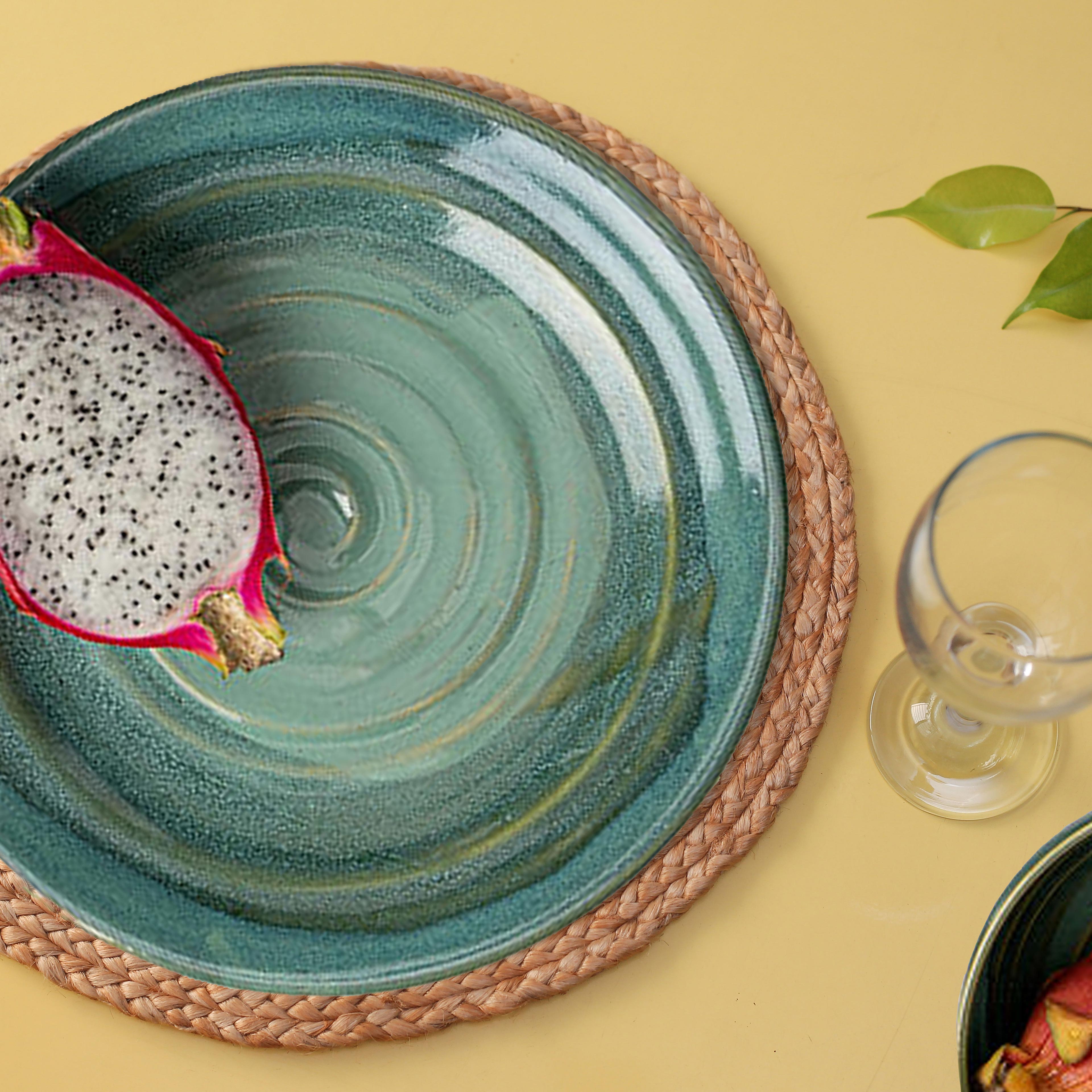 ECO Crave Classic braided Dining place mat | Set of 06 Eco Crave