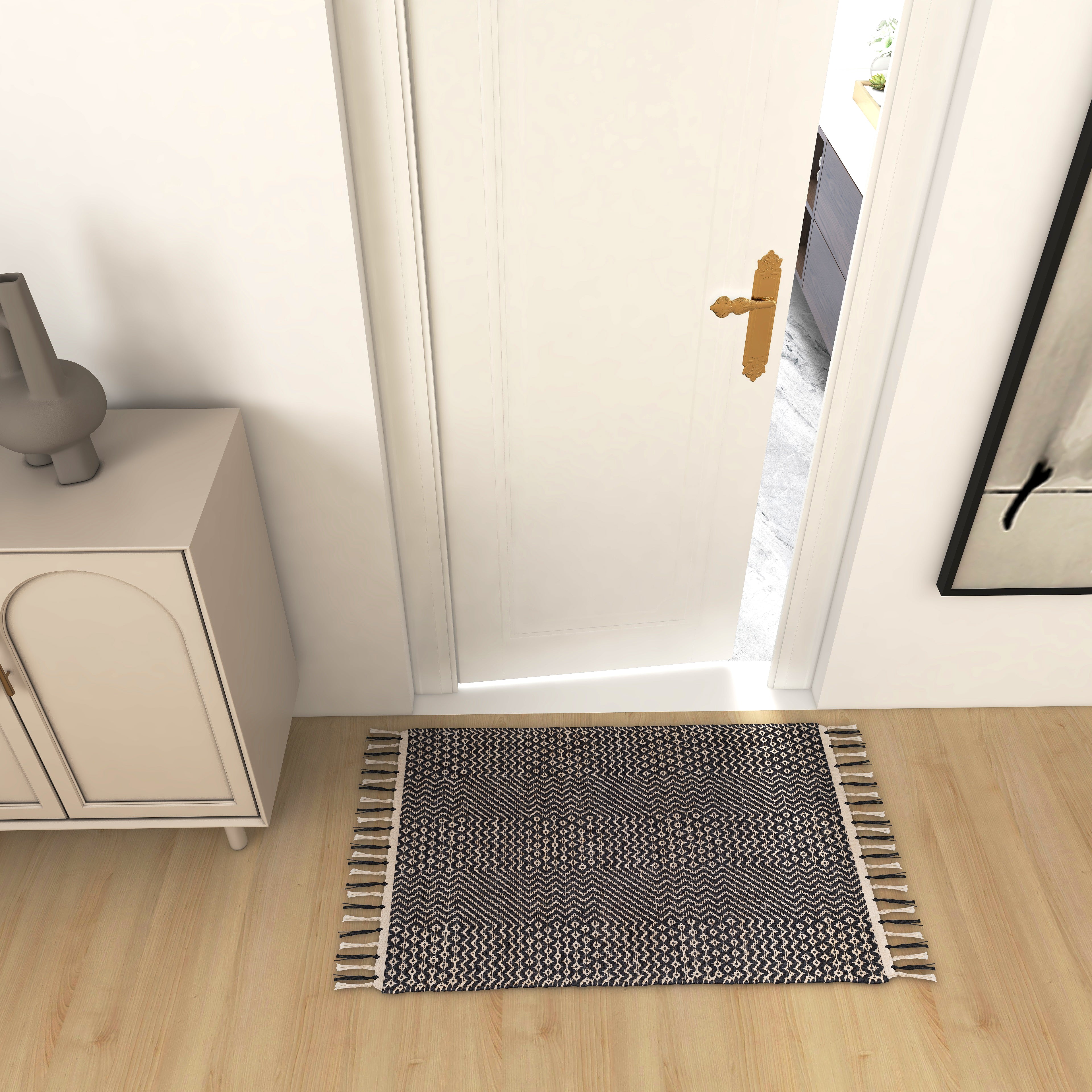 ECO Crave Tidal Diamond Tapestry 2x3 FT