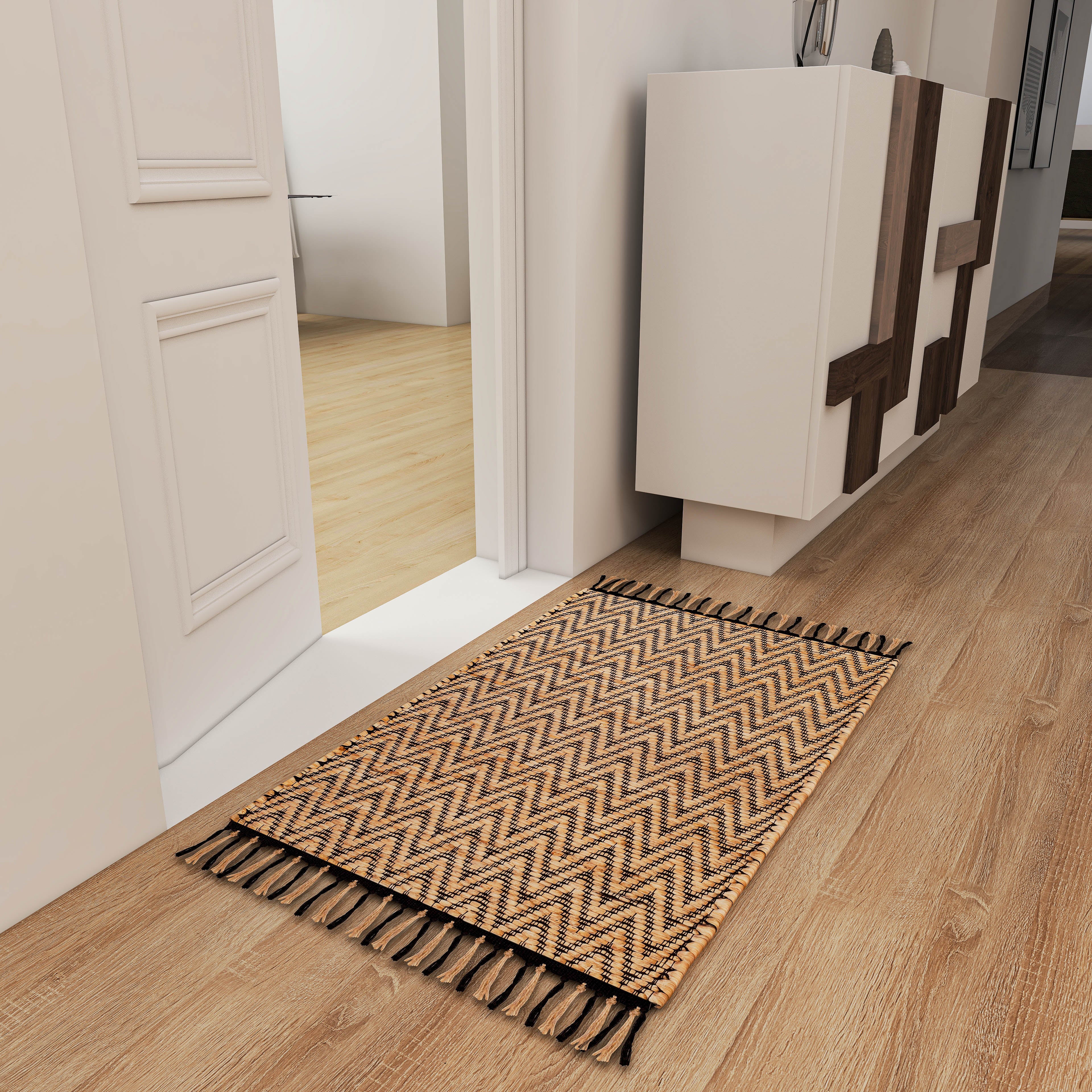 ECO Crave Wavy jute rug 2x3 FT
