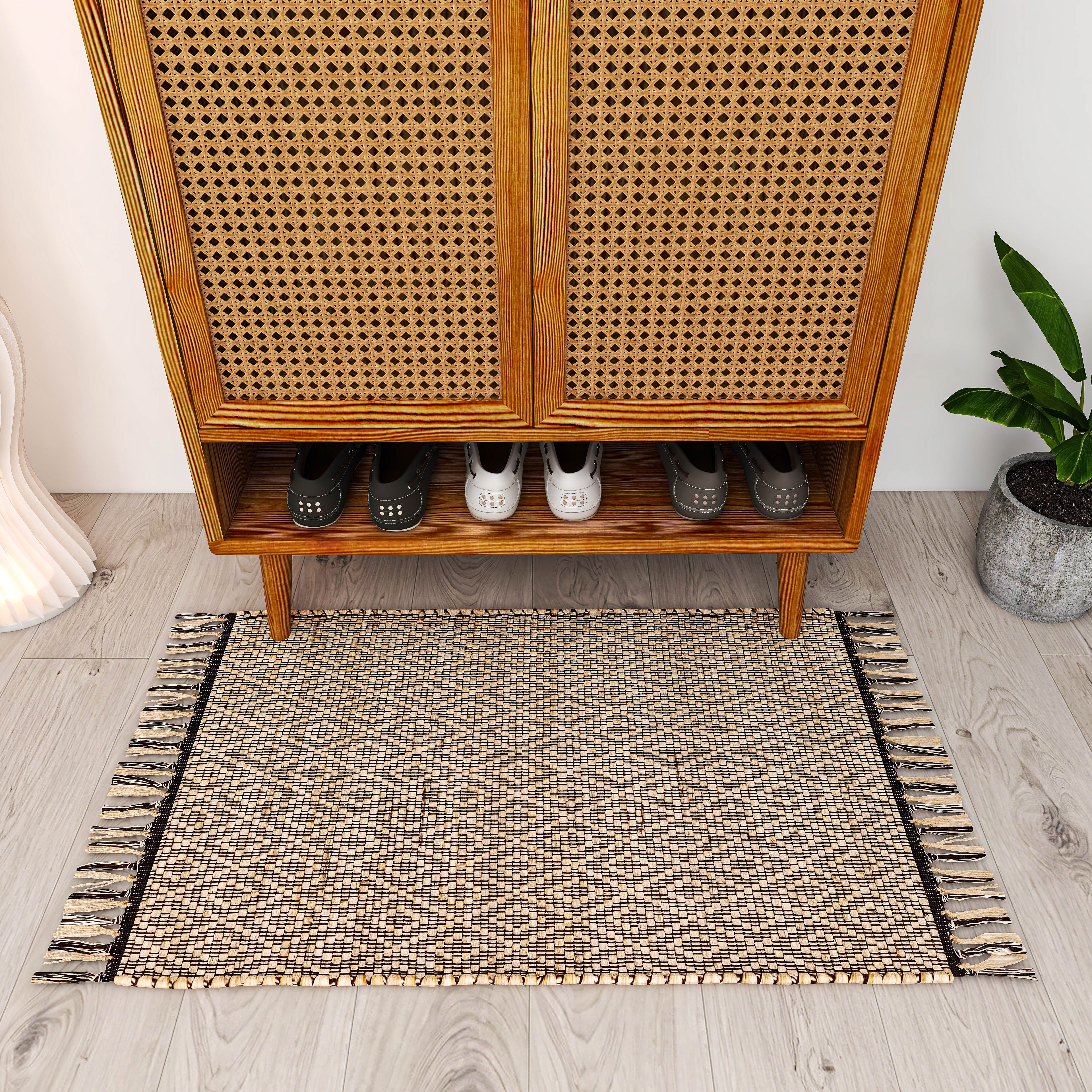 ECO Crave Jute Jewel Mat for stylish and eco-friendly home decor