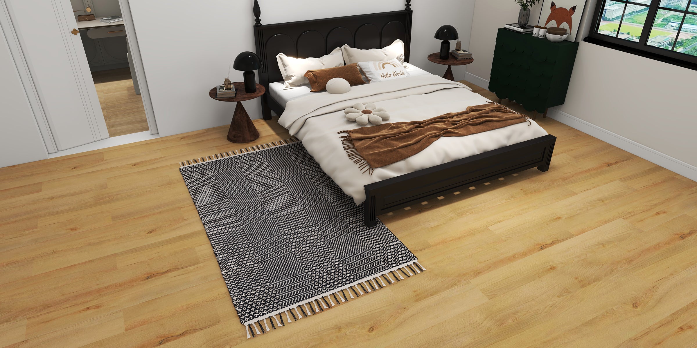 ECO Crave Tidal Diamond Tapestry 2x3 FT