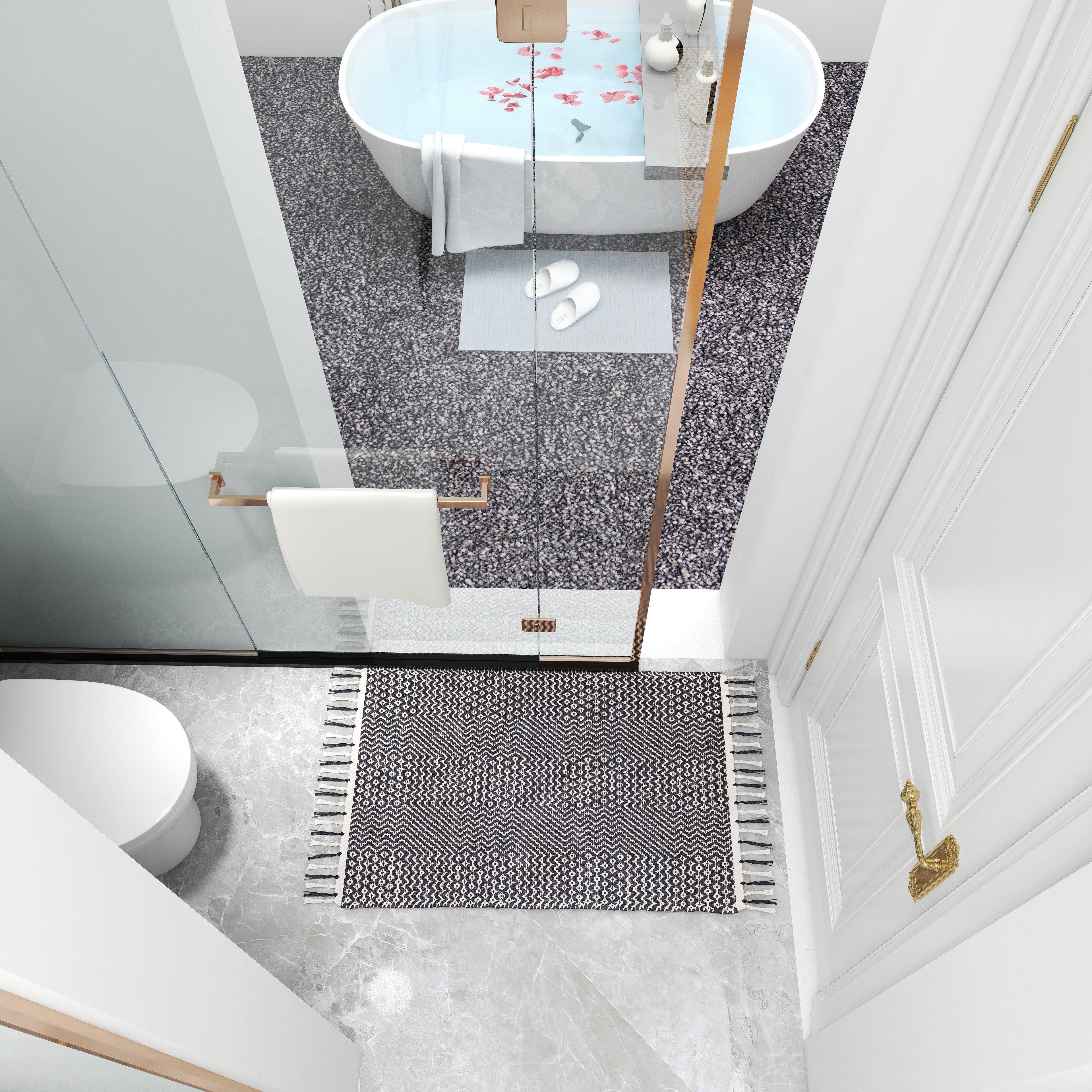 ECO Crave Tidal Diamond Tapestry 3x5 FT Eco Crave