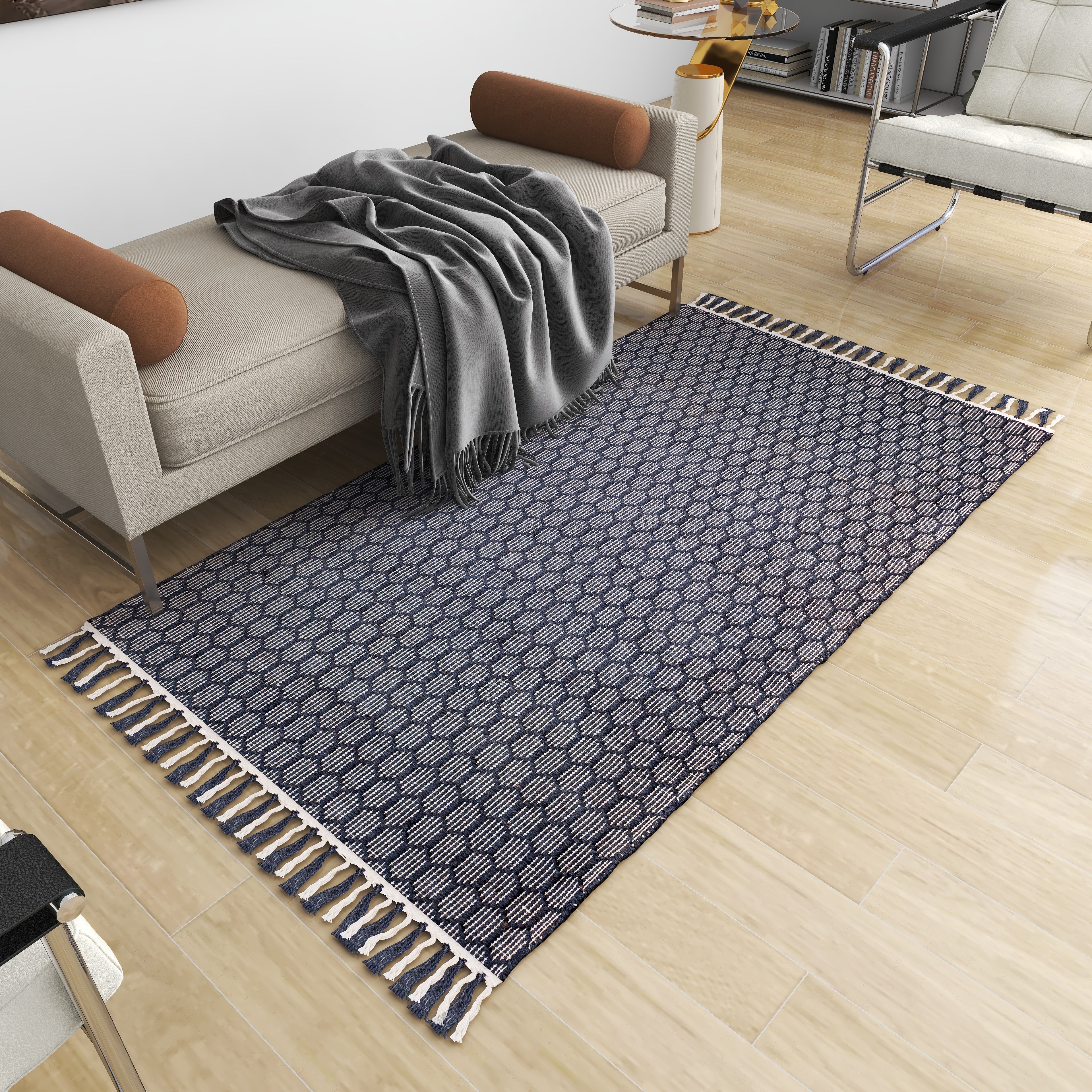 ECO Crave Beehive Weave Jute twine Mat 3x5 FT Eco Crave