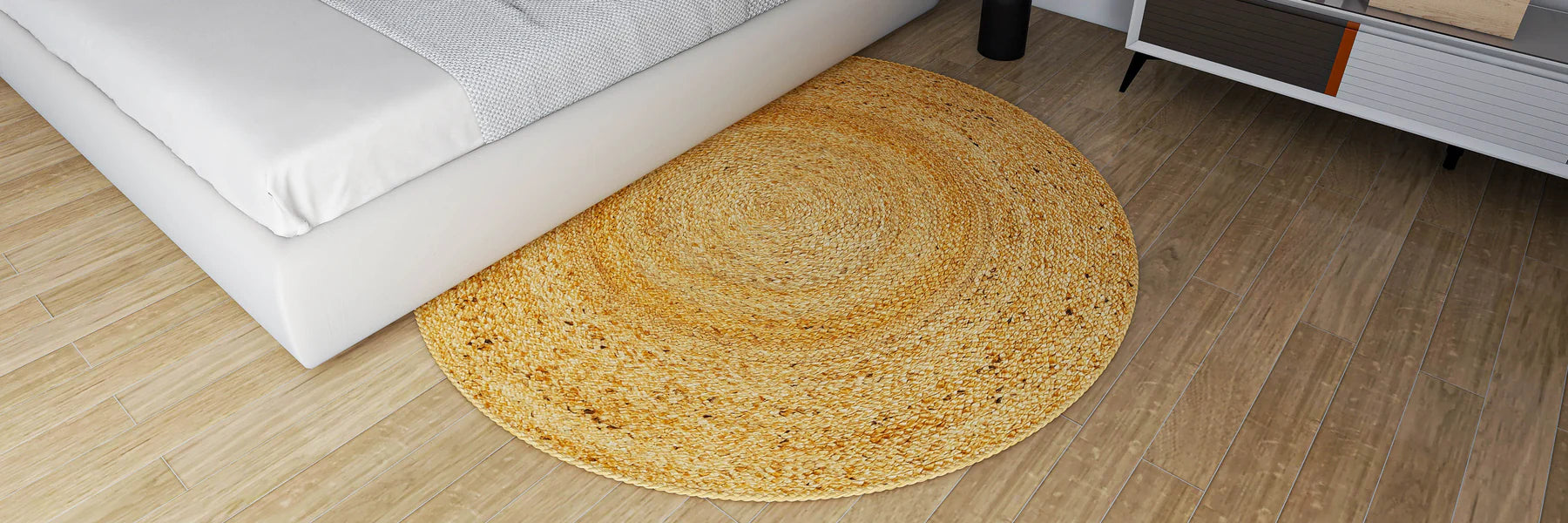 Round and oval rug for versatile home decor