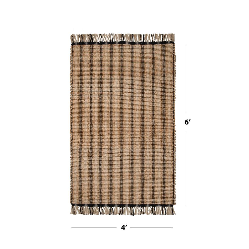 ECO Crave Zebra Zenith Braided Rug 2.6x8 FT