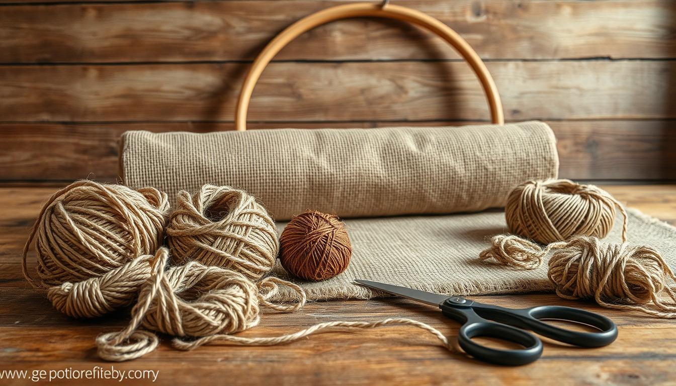 how to make Burlap Rug