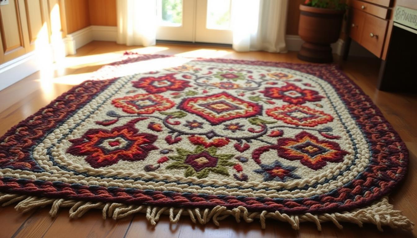 what is a hooked rug