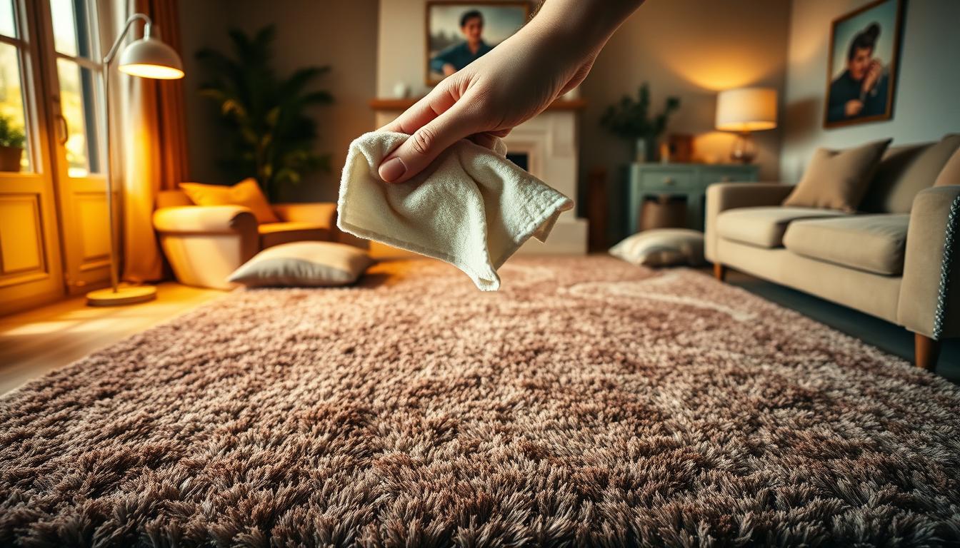 how to clean velvet rug