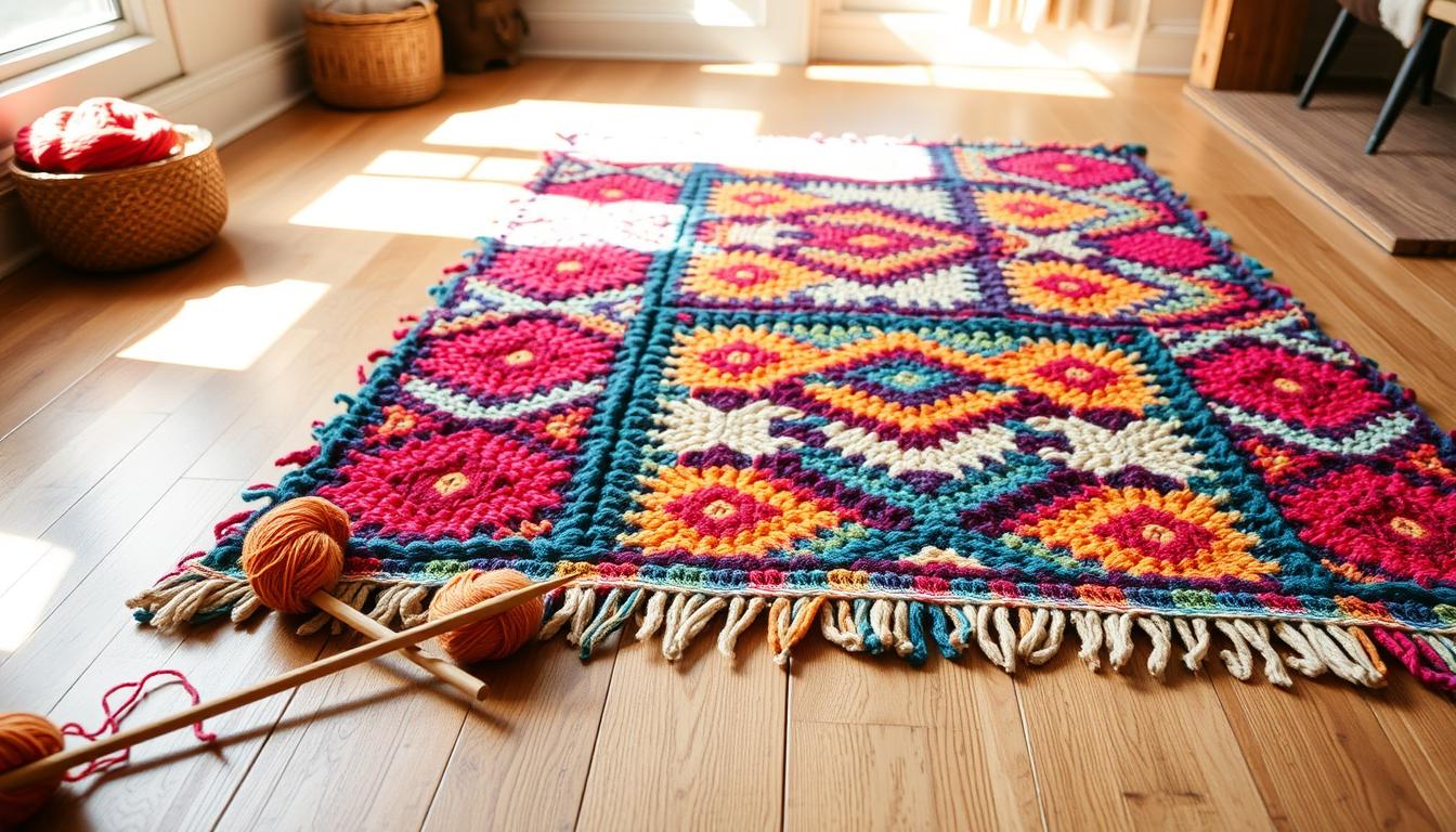 how to make Throw Rug