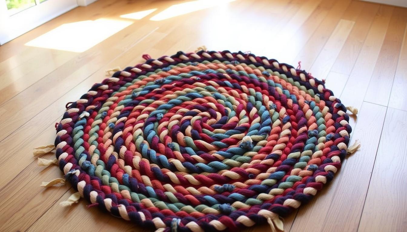 how to make Braided Rag Rug
