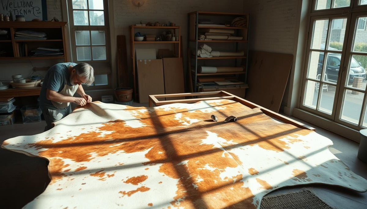 5 Luxe Steps to Make a Cowhide Rug