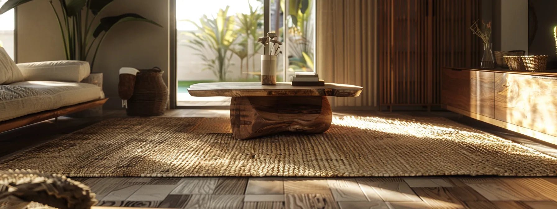 Living Rooms with Jute Rugs: Style and Sustainability Combined