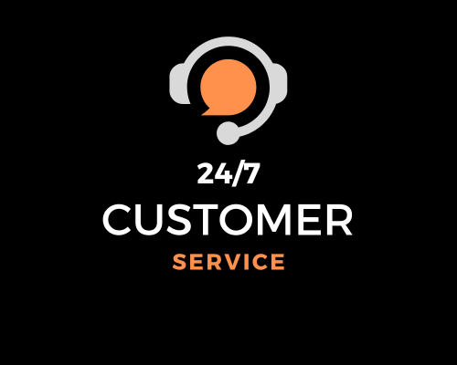 Customer service icon 24 Hours 7 Days available