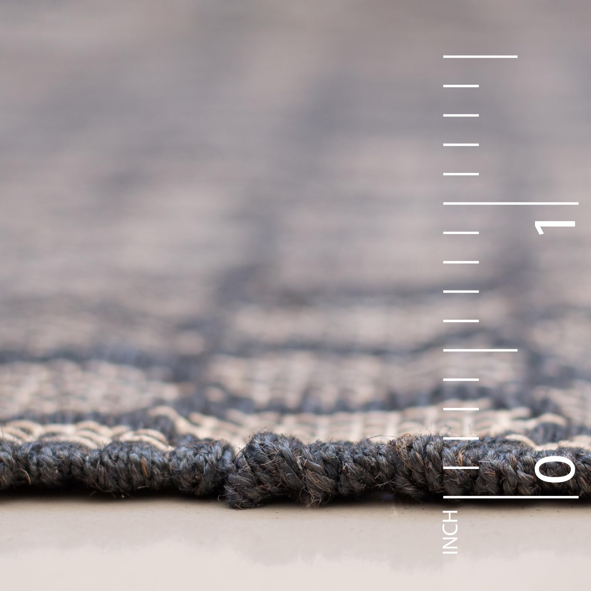 Farmhouse Cotton Rug, 2.6'x8' Black Handwoven Geometric Entryway Mat, Washable Kitchen Runner, Bathroom Carpet, Front Door Accent Rug Décor