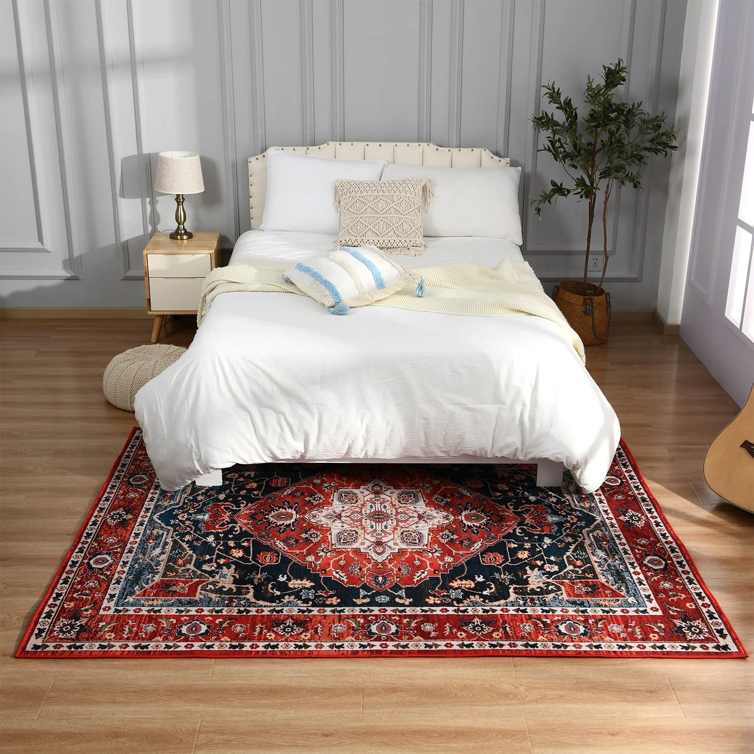 Turkish Persian Living Room Bedside Bedroom Vintage Large Rugs