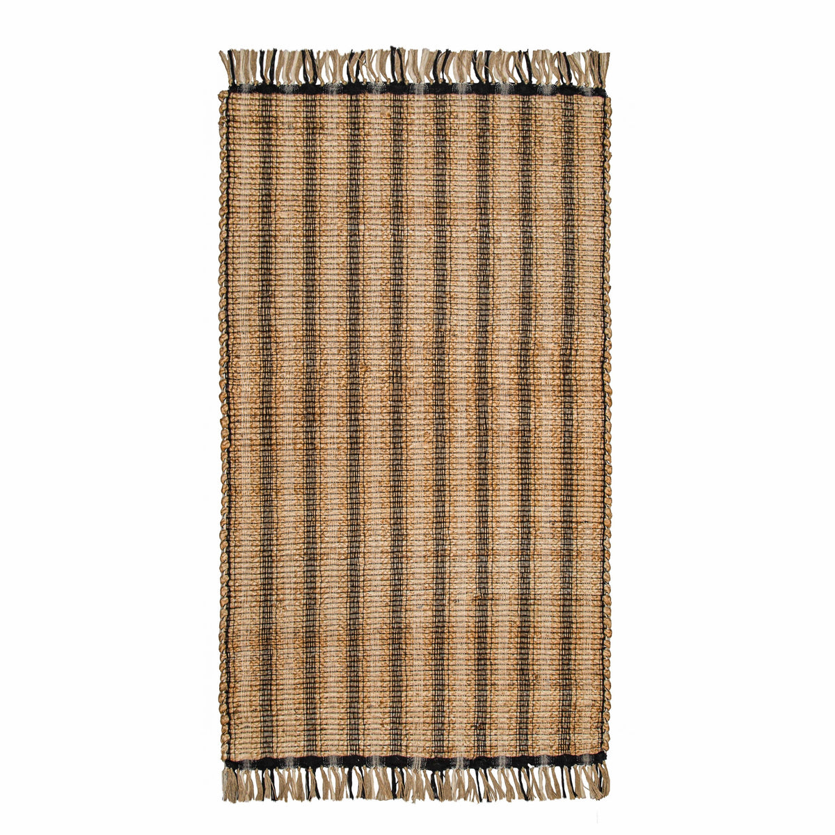 Jute 5x8 Rug – Woven Zebra Stripe, 20% OFF Vintage Look