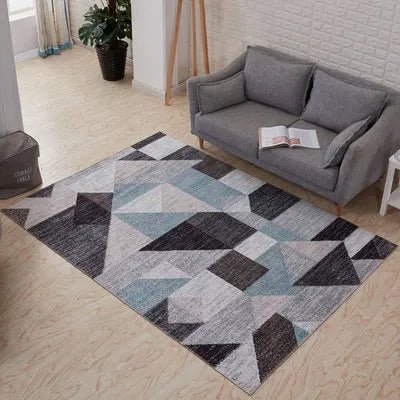 European Style Vintage Geometric Kitchen Floor Mats