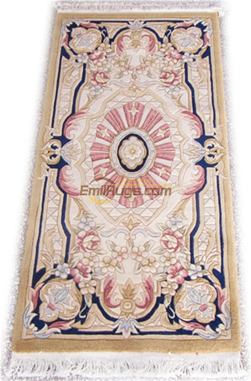 Wool Rug Carpet On Handmade Bohemian Fashionable Household Decorates Circular Livingroom