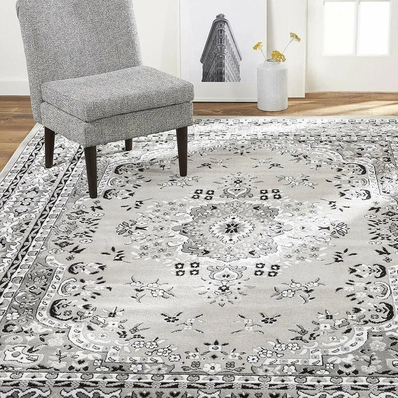 Living Room Bedroom Carpet Crawling Mat - Traditional Oriental Design