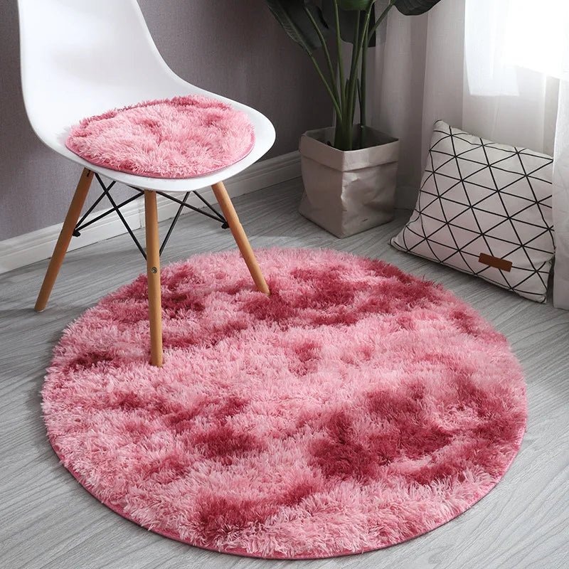 Round soft and comfortable Kids Room Plush Rug for Decoration