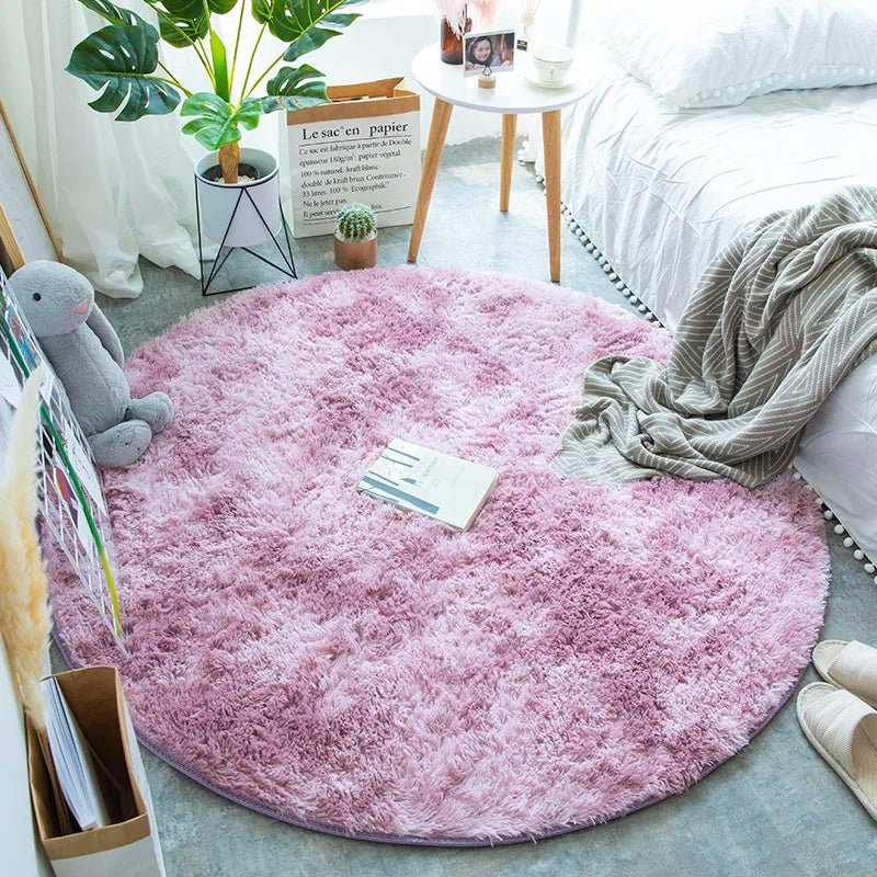 Round soft and comfortable Kids Room Plush Rug for Decoration