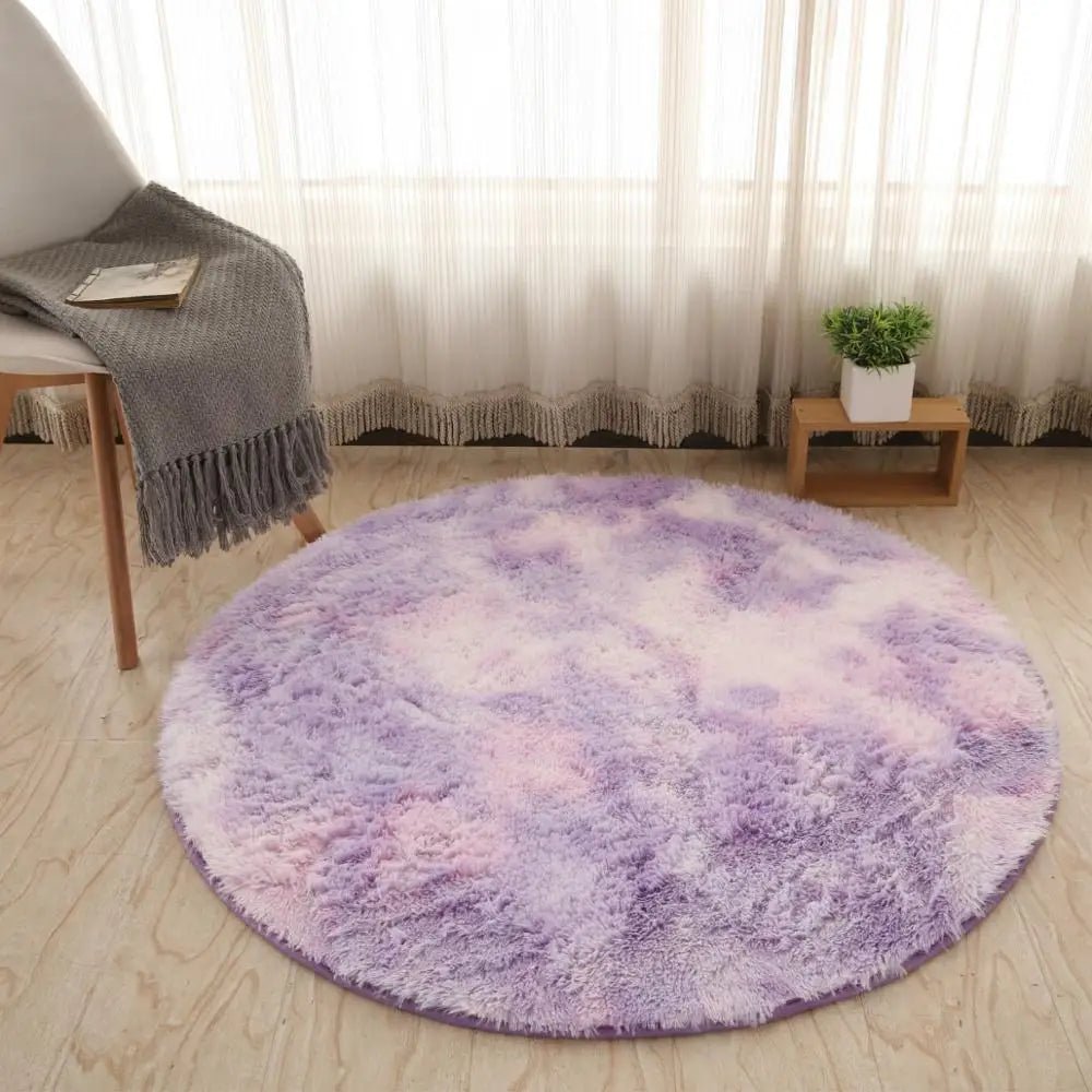 Round soft and comfortable Kids Room Plush Rug for Decoration