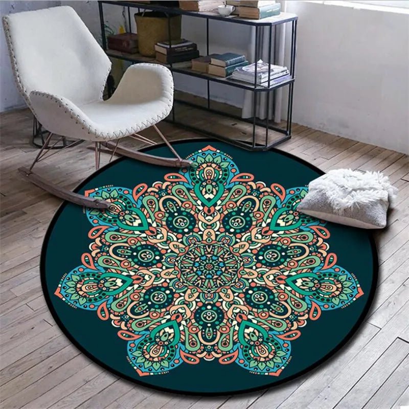 Bohemian Style Anti-Skid Dining Room Living Room Psychedelic carpet