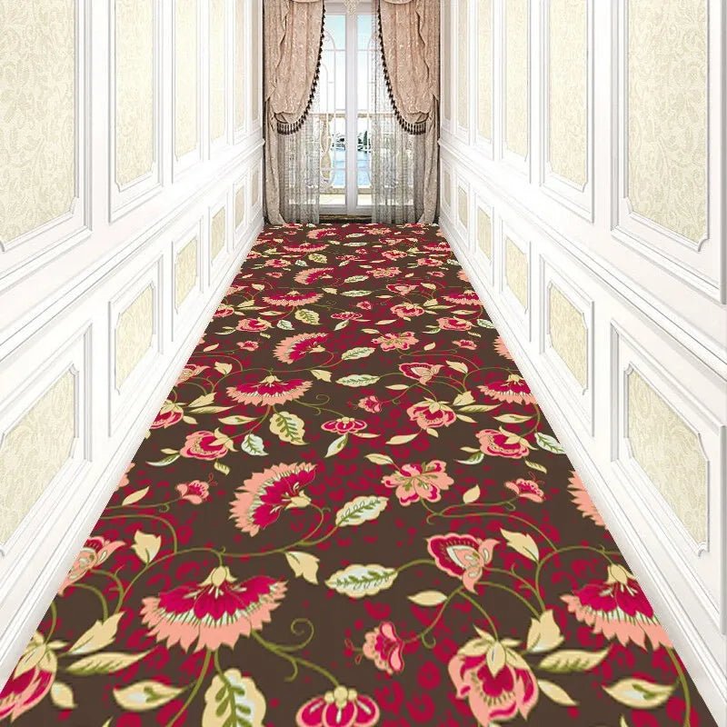 Reese Flower Traditional Korea Veranda Lobby Carpets For Living Room - Home Decor