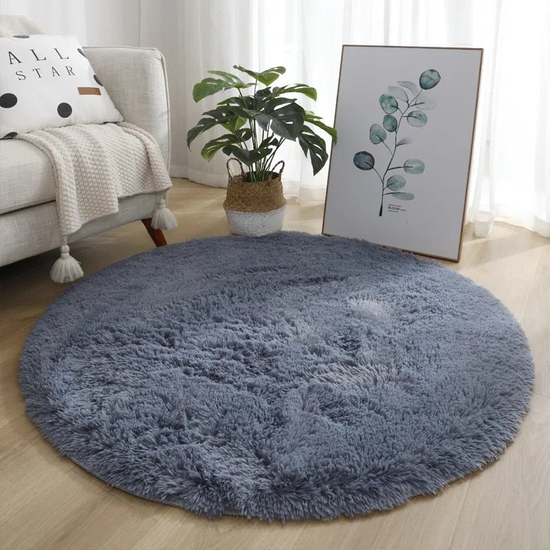 Round soft and comfortable Kids Room Plush Rug for Decoration