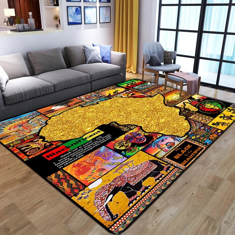 Retro Ethnic style Carpets for living Room - Home decor