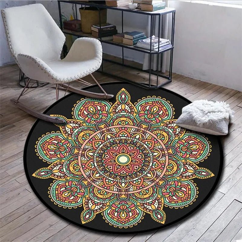 Bohemian Style Anti-Skid Dining Room Living Room Psychedelic carpet