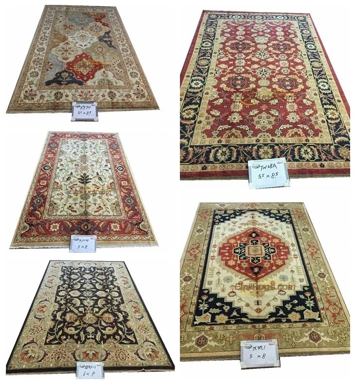 Serapi Rugs Antique Chinese Handmade Wool - European and American Style