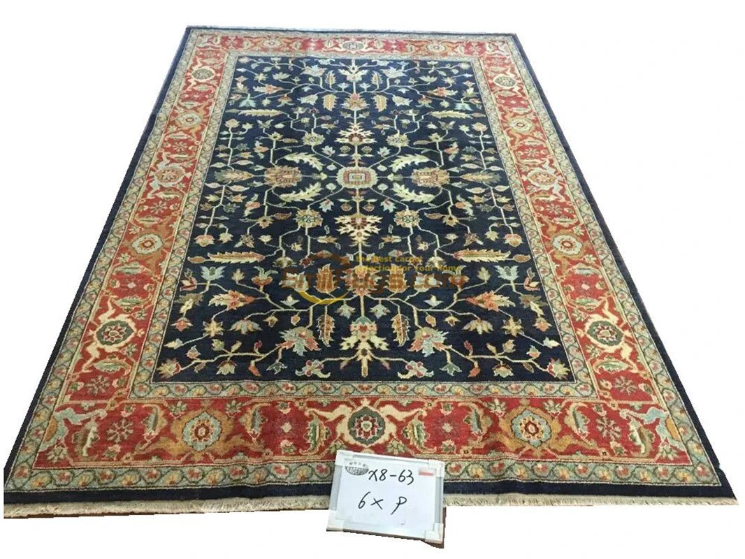 Serapi Rugs Antique Chinese Handmade Wool - European and American Style