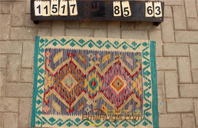 Traditional Vintage Handmade Afghan Carpet - Home Decor