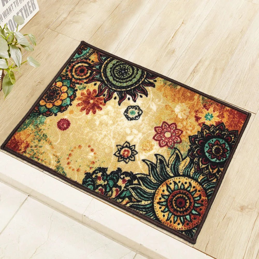 European style Bohemian doormat for Bedroom Living Room