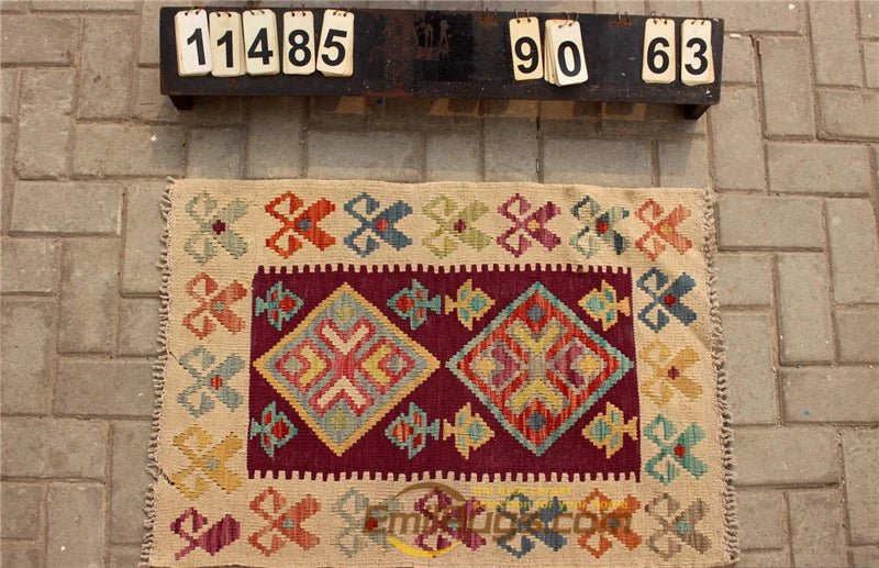 Traditional Vintage Handmade Afghan Carpet - Home Decor