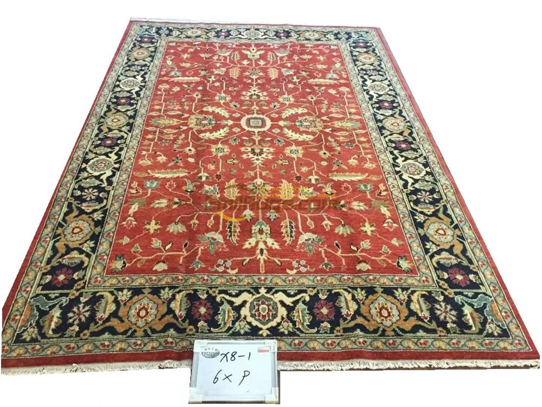 Serapi Rugs Antique Chinese Handmade Wool - European and American Style