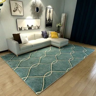 European Style Vintage Geometric Kitchen Floor Mats