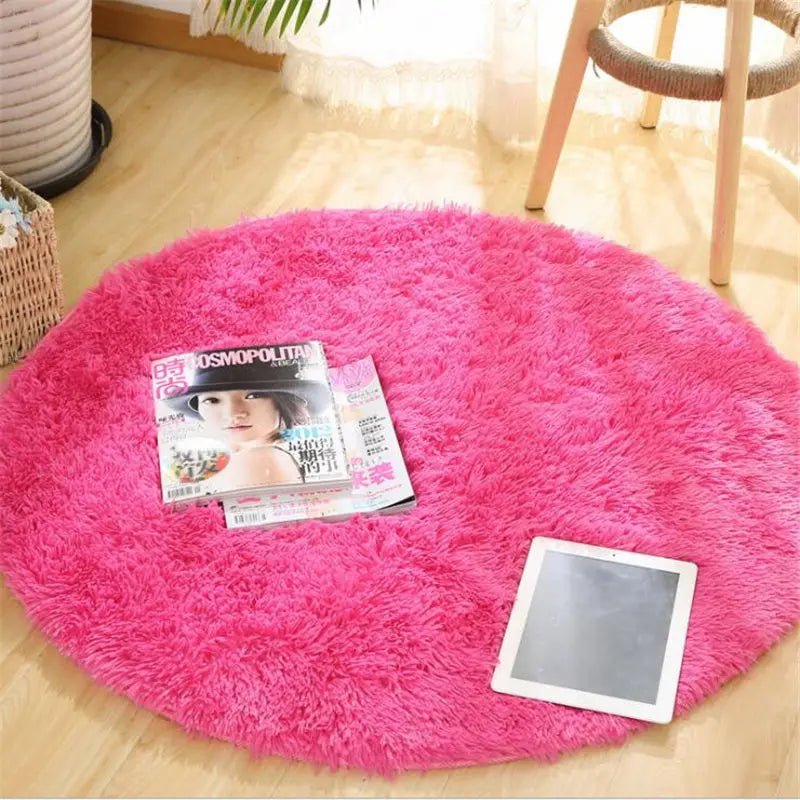 Round soft and comfortable Kids Room Plush Rug for Decoration