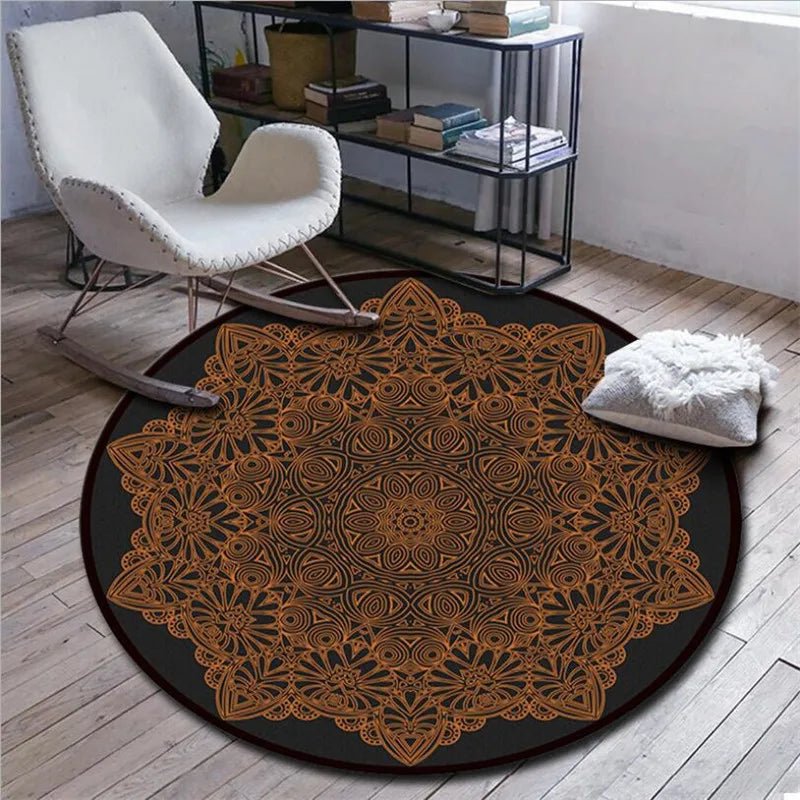 Bohemian Style Anti-Skid Dining Room Living Room Psychedelic carpet